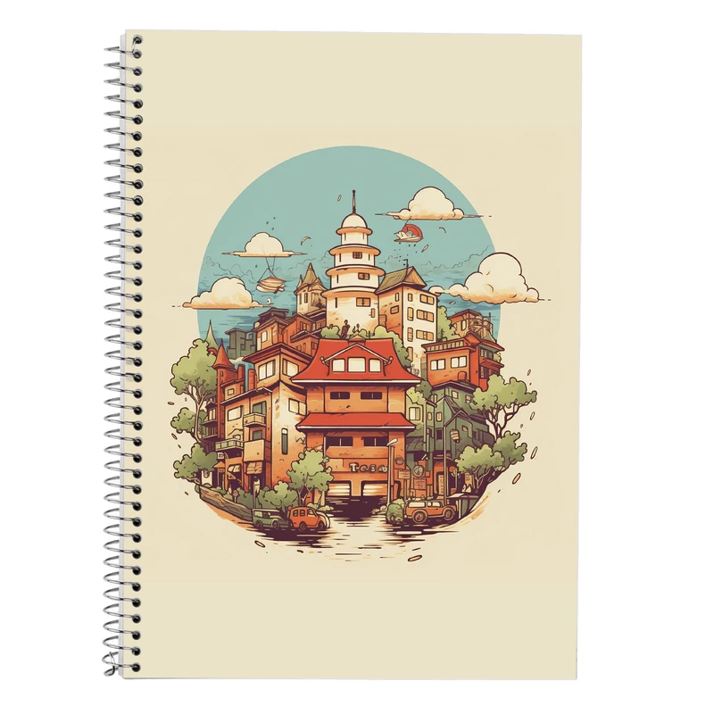 دفتر لغت 50 برگ مدوپد طرح Ghibli کد DF2388