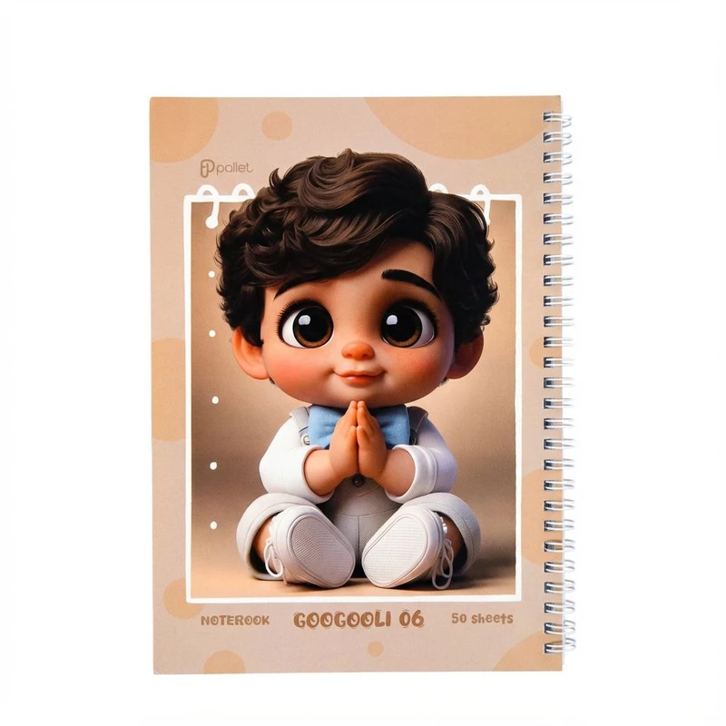 دفتر مشق ۵۰ برگ پالت طرح فانتزی گوگولی