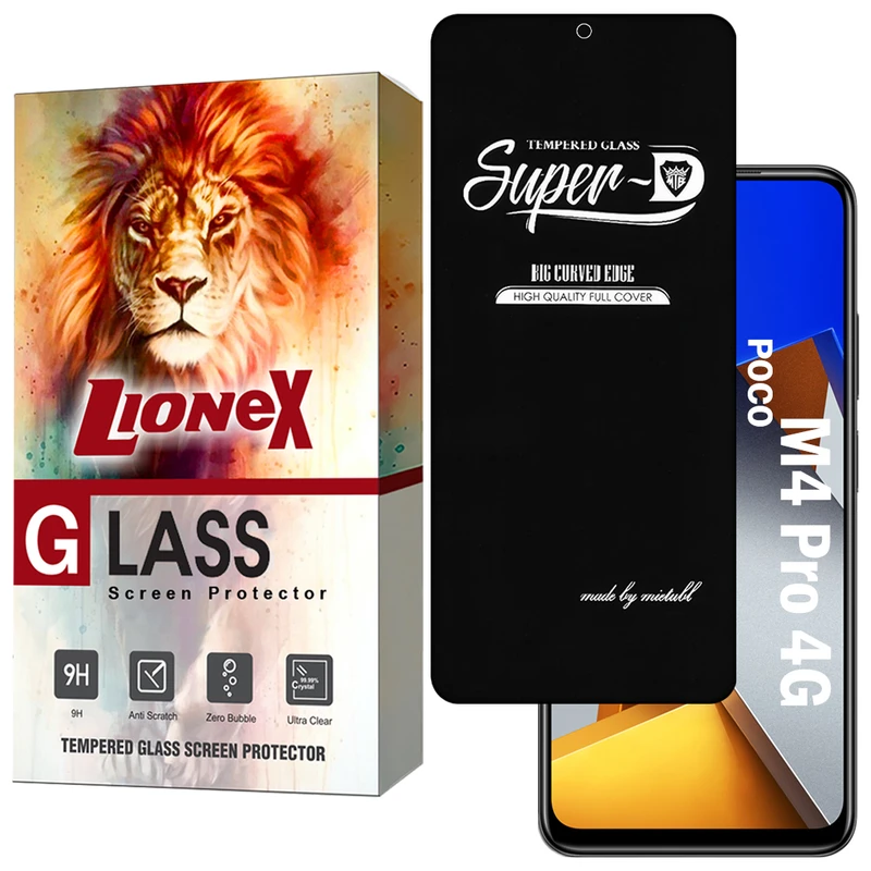 محافظ صفحه نمایش لایونکس مدل SUPERDNL مناسب برای گوشی موبایل شیائومی Poco M4 Pro 4G