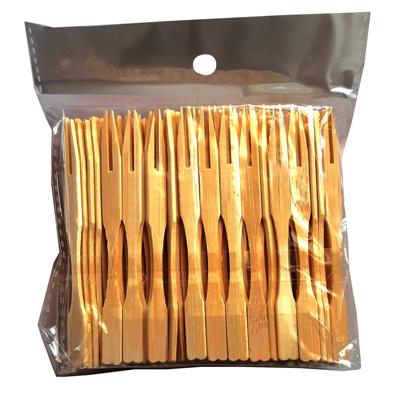 چنگال یکبار مصرف مدل HF-905 بسته 100 عددی