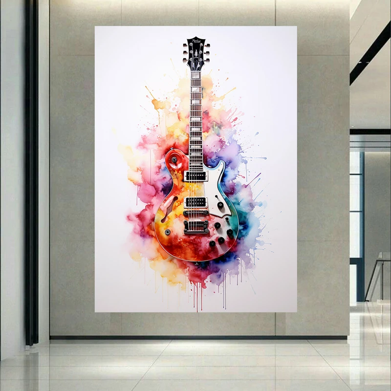پوستر مدل بک لایت طرح مدرن گیتار کد AR31628