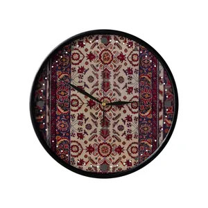 ساعت دیواری مدوپد طرح فرش بلوچ سه‌ترنج مدل C-balouch21
