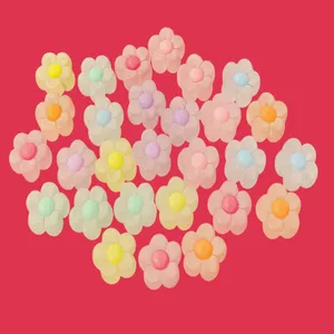 مهره دستبند مدل گل یخی بسته 28 عددی