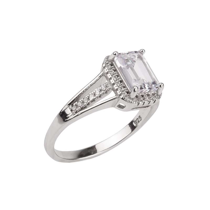 انگشتر نقره زنانه مدل 21455