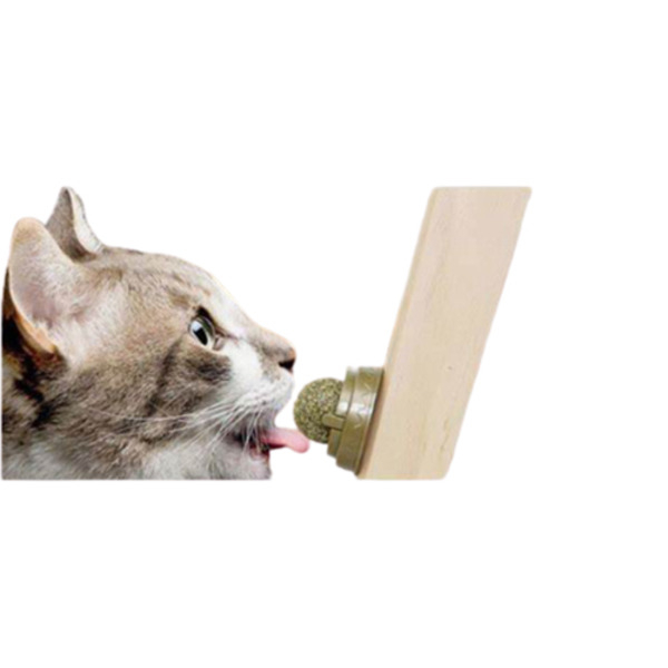 تشویقی  گربه مدل توپ دیواری بسته 2 عددی