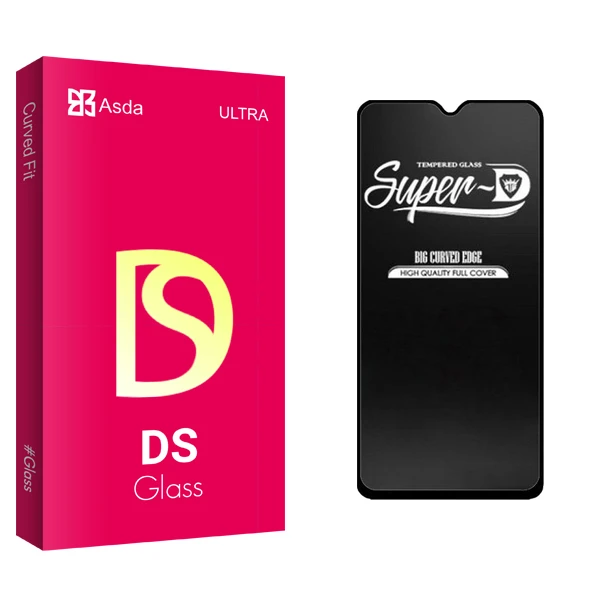 محافظ صفحه نمایش شیشه ای آسدا مدل DS Glass Super-D مناسب برای گوشی موبایل شیائومی Redmi 9 \ 9A