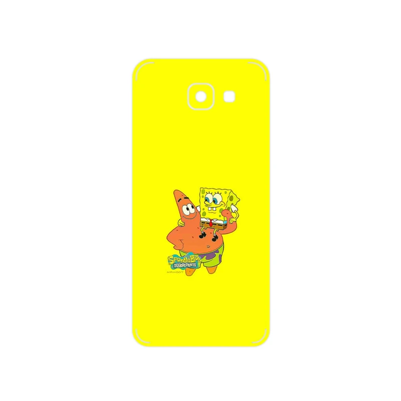 برچسب پوششی ماهوت مدل SpongeBob SquarePants مناسب برای گوشی موبایل سامسونگ Galaxy A8 2016