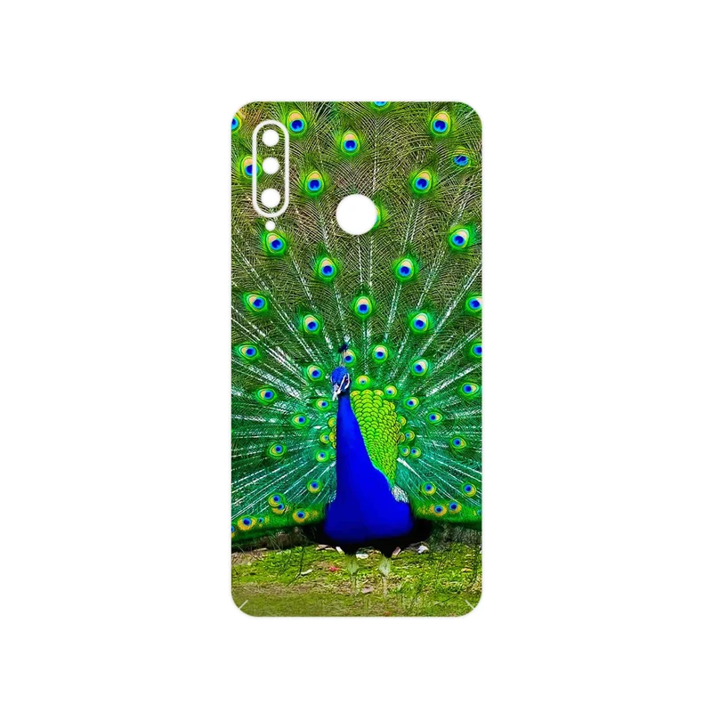 برچسب پوششی ماهوت مدل Peacock مناسب برای گوشی موبایل هوآوی P30 Lite (24 MP Camera)