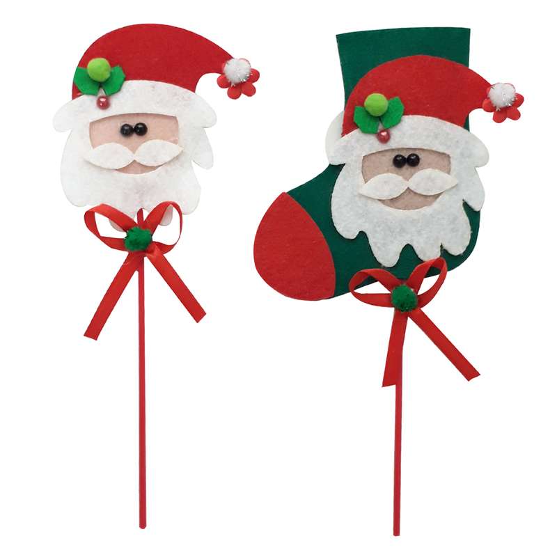 تاپر تزیین کیک مدل کریسمس کد mp545 مجموعه 2 عددی