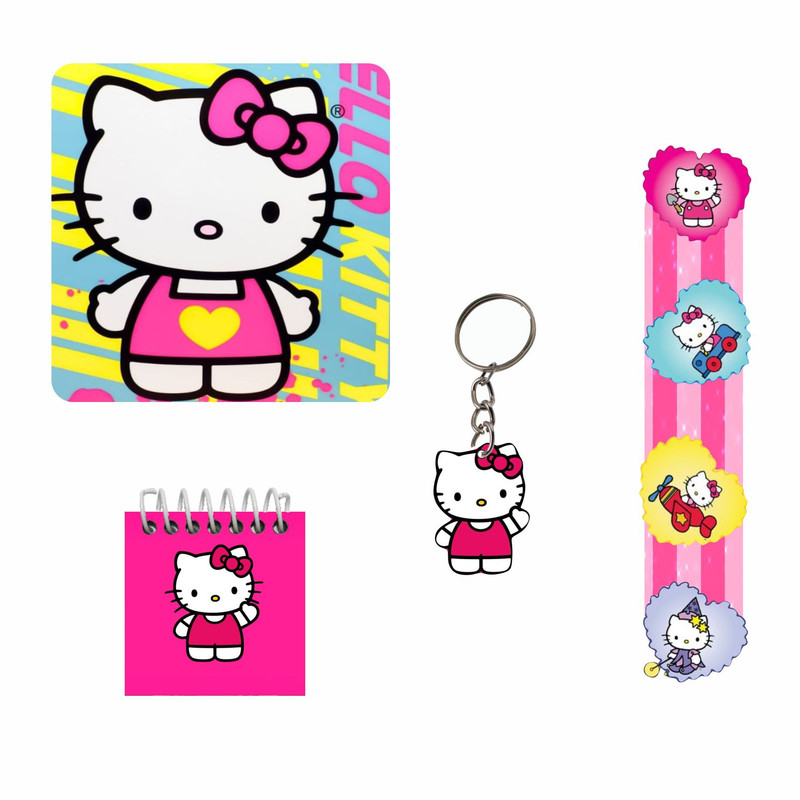 ست لوازم التحریر مدل هلو کیتی فانتزی مجموعه 4 عددی