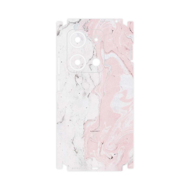 برچسب پوششی ماهوت مدل Blanco_Pink_Marble-FullSkin مناسب برای گوشی موبایل شیائومی Redmi Note 14S