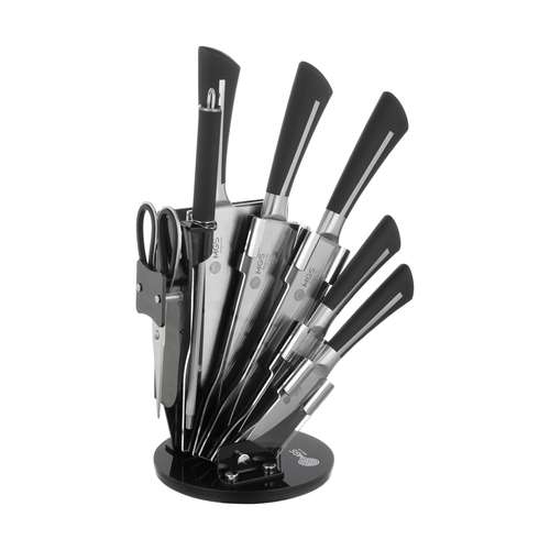 سرویس چاقو آشپزخانه 9 پارچه ام جی اس مدل KS-9023B