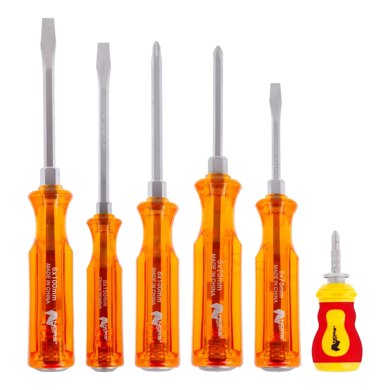 پیچ گوشتی ضربه خور نورس مدل NS7 بسته 7 عددی