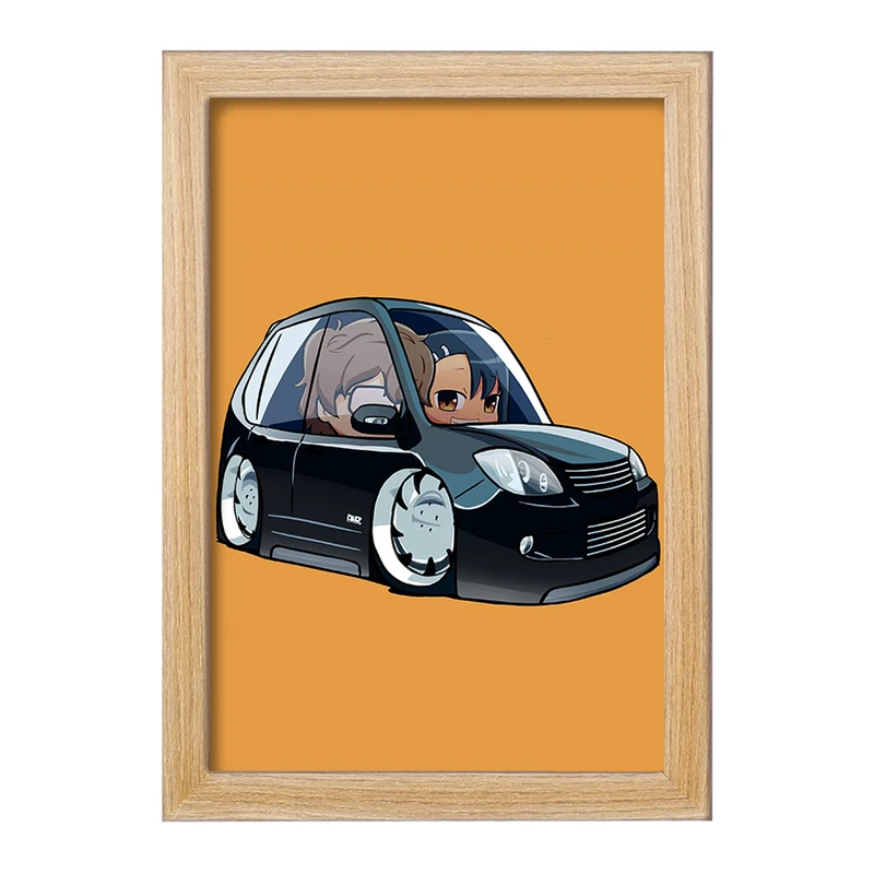 تابلو خندالو مدل ناگاتارو و نائوتو انیمه ناگاتورو کد 34001