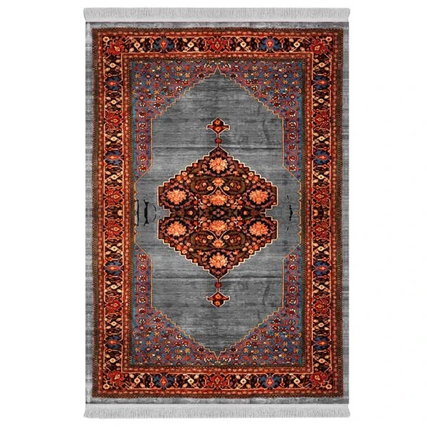 فرش پارچه‌ای دفه مدل فرشینه طرح مدرن کد 518