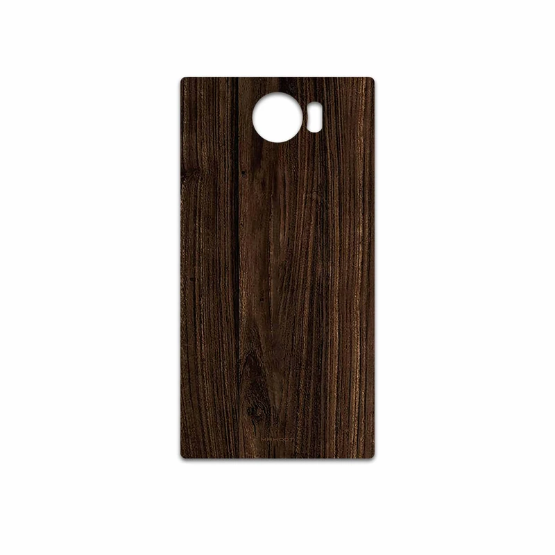 برچسب پوششی ماهوت مدل Dark Walnut Wood مناسب برای گوشی موبایل بلک بری Priv