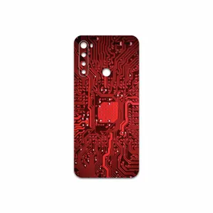 MAHOOT Red Printed Circuit Board Cover Sticker for Xiaomi Redmi Note 8T