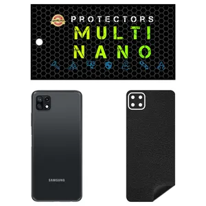 Multi Nano X-F1L Model Leather Rear Skin For Samsung Galaxy F42 5G Mobile Phone