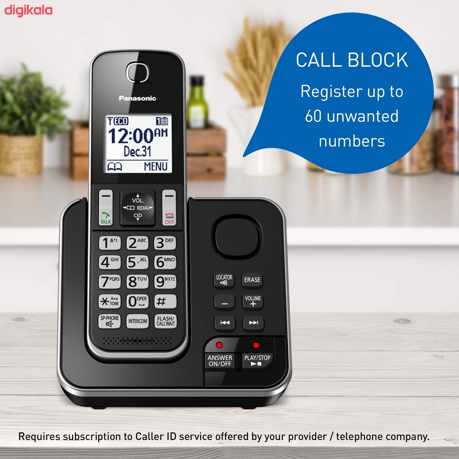 تلفن بی سیم پاناسونیک مدل KX-TGD392C