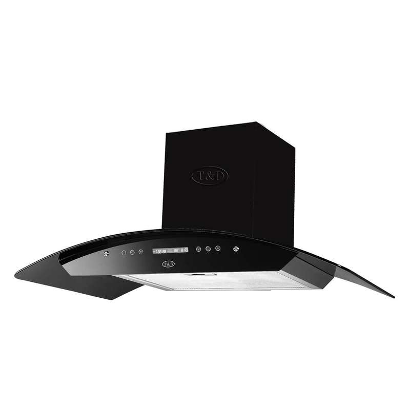 هود تی اند دی مدل TD07E شومینه ای سایز 90