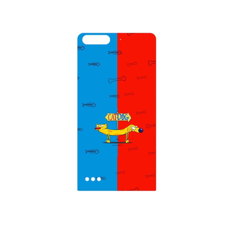 برچسب پوششی ماهوت مدل CatDog مناسب برای گوشی موبایل هوآوی Ascend G6