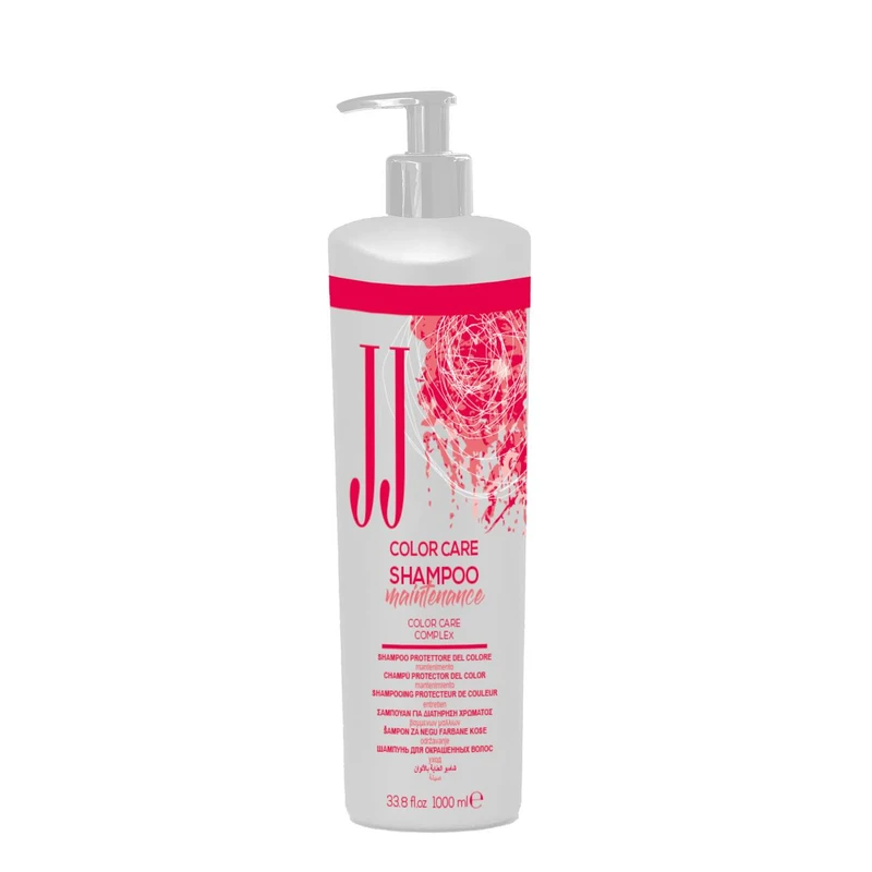 شامپو مو جی جی مدل COLOR CARE maintenance مناسب برای موهای رنگ شده حجم 1000 میلی لیتر