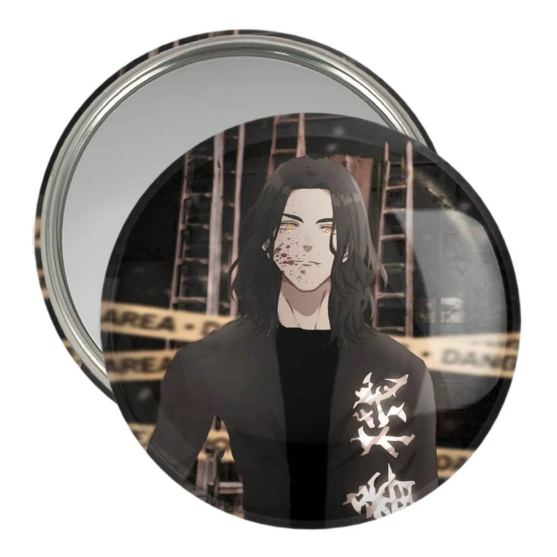 آینه جیبی خندالو مدل باجی کیوسکه انیمه توکیو ریونجرز  کد 11167