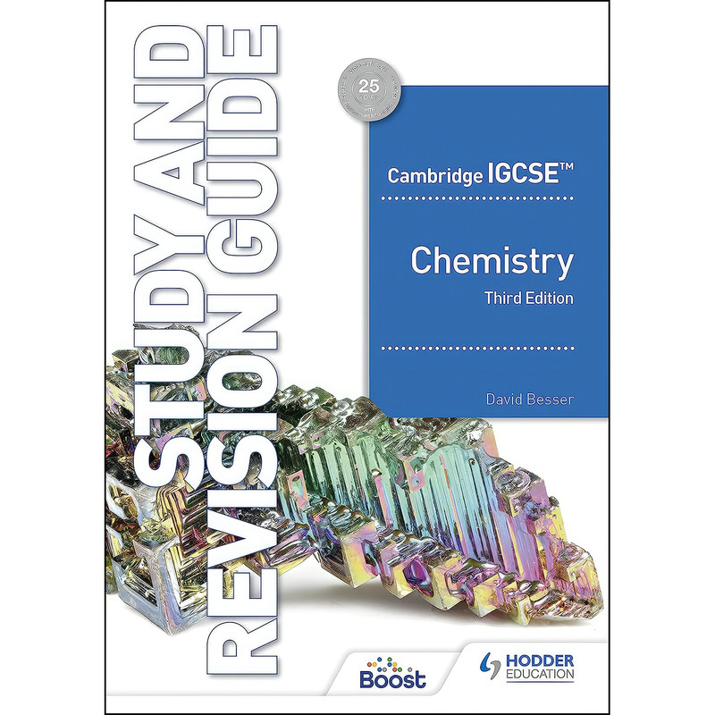 کتاب Cambridge IGCSE Chemistry Study and Revision Guide Third Edition اثر David Besser انتشارات Hodder Education