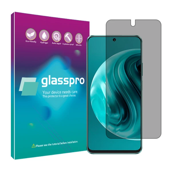 محافظ صفحه نمایش حریم شخصی گلس پرو مدل Resistant‌ مناسب برای گوشی موبایل هوآوی Nova 12i