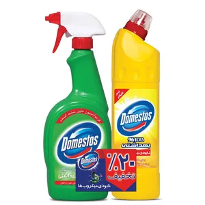 سفیدکننده سطوح دامستوس مدل Mountain Breerze And Lemon حجم 750 میلی لیتر بسته 2 عددی