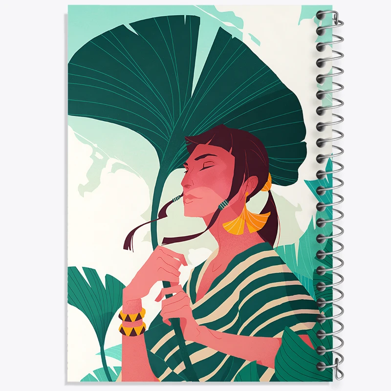 دفتر ژورنال نویسی 50 برگ خندالو مدل نقطه ای طرح دخترانه کد N5670