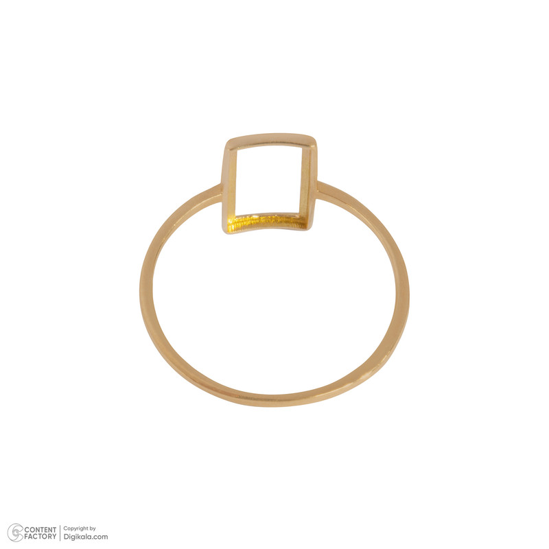 انگشتر طلا 18 عیار زنانه گنجینه هنر خوش نشین مدل مینیمال کد A150