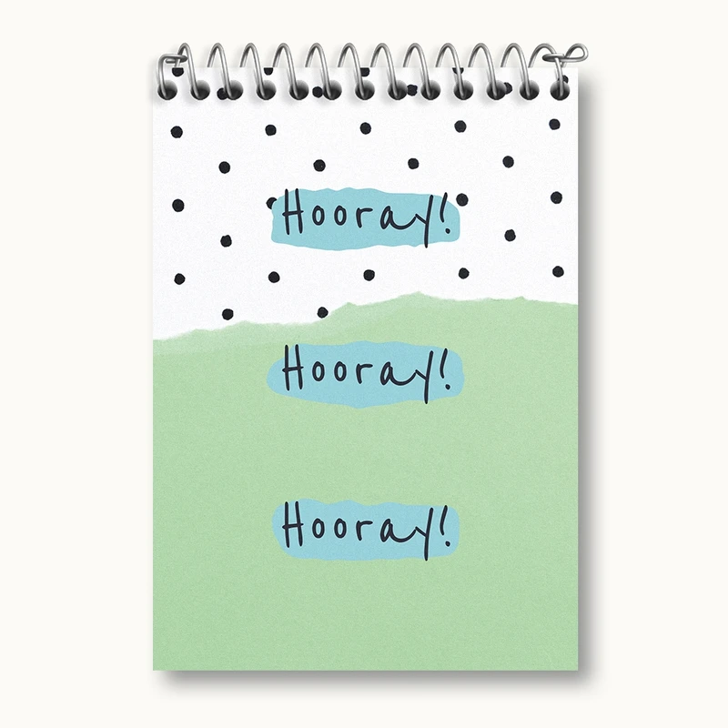 دفتر یادداشت 50 برگ خندالو مدل مینیمال کد N349