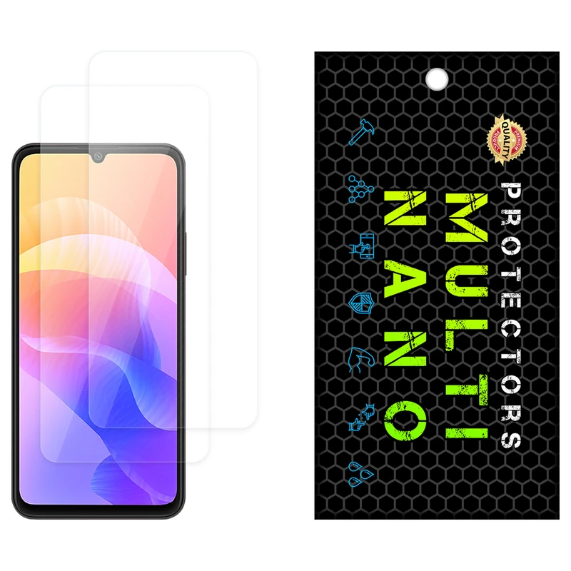 محافظ صفحه نمایش شفاف مولتی نانو مدل X-S2N مناسب برای گوشی موبایل هواوی Nova Y60 بسته دو عددی
