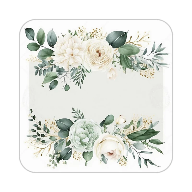 زیر لیوانی کاکتی طرح گل مدل mp17703