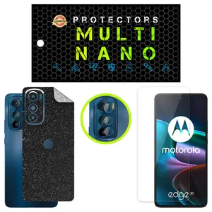 Multi Nano X-SLFG Screen Protector For Motorola Edge 30 with lens protector and back skin