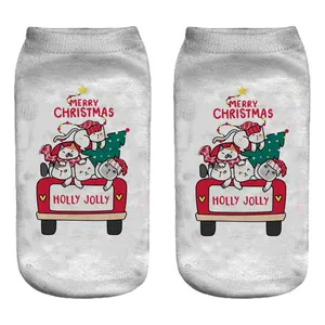 جوراب طرح گربه مدل 015