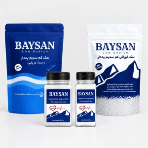 نمک‌ رژیمی کم سدیم بایسان بسته ۴ عددی