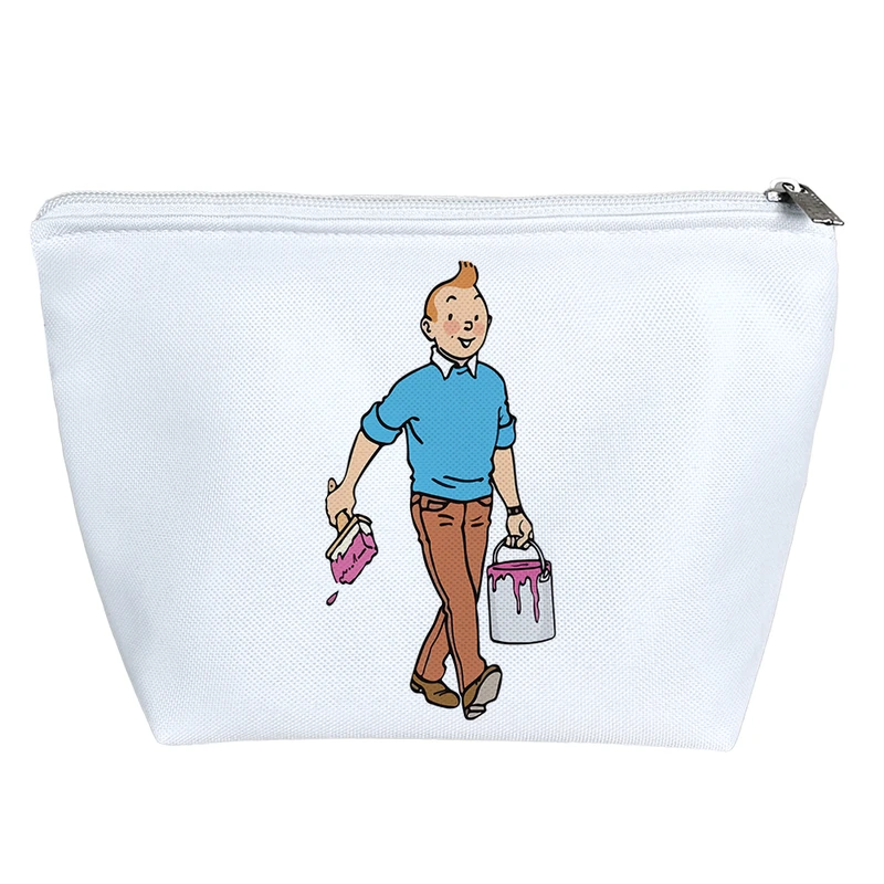 کیف لوازم آرایش دخترانه خندالو مدل تن تن نقاش کد 8490