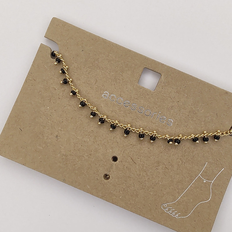 پابند زنانه اکسسورایز مدل مهره دار پابند زنانه اکسسورایز مدل مهره دار