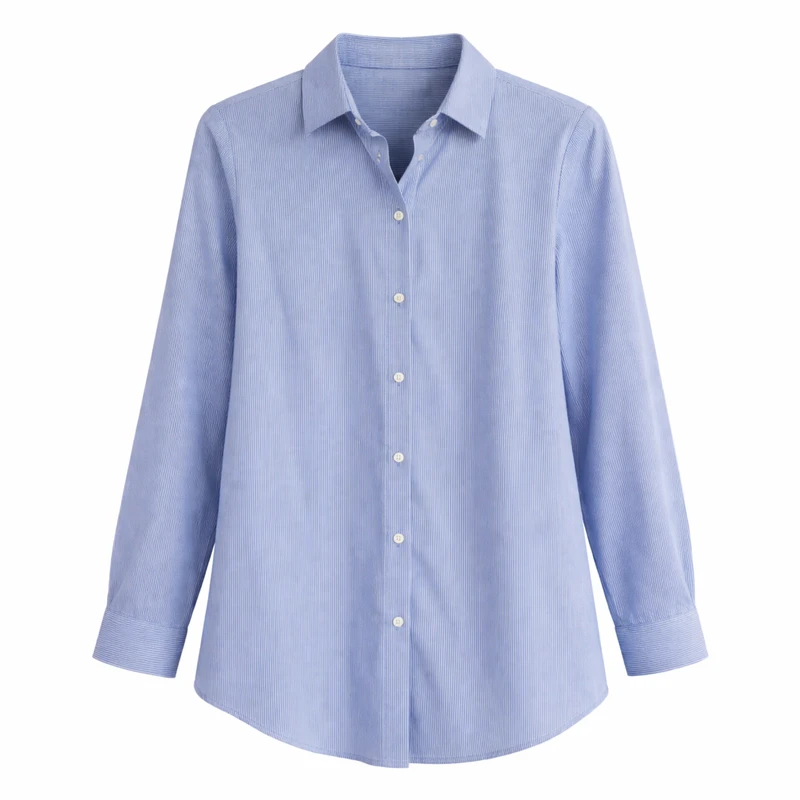 شومیز آستین بلند یقه برگردان زنانه مدل 2033