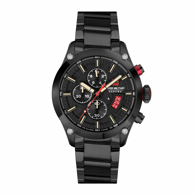 ساعت مچی عقربه ای مردانه سوئیس میلیتاری هانوا مدل SMWGI2101431