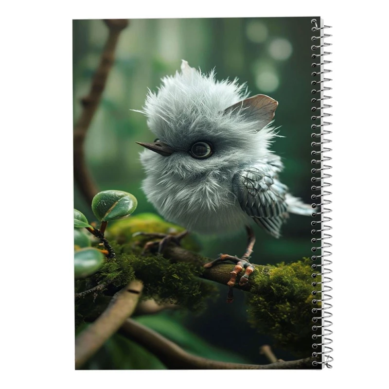 دفتر ژورنال نویسی 50 برگ مدوپد مدل نقطه ای طرح موجودات فانتزی کد DF16408