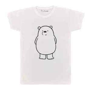 تی شرت بچگانه پرمانه طرح خرس های کله فندقی کد pmt.5536