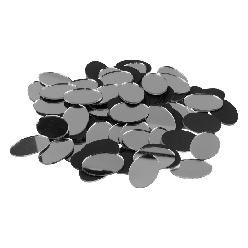 آینه آریا کریستال مدل بیضی کد AB-100/1M بسته 100 عددی