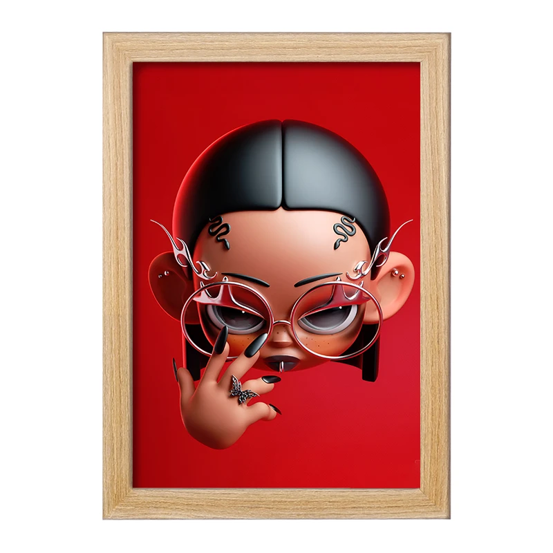 تابلو خندالو مدل ریحانا (Rihanna) کد F9662