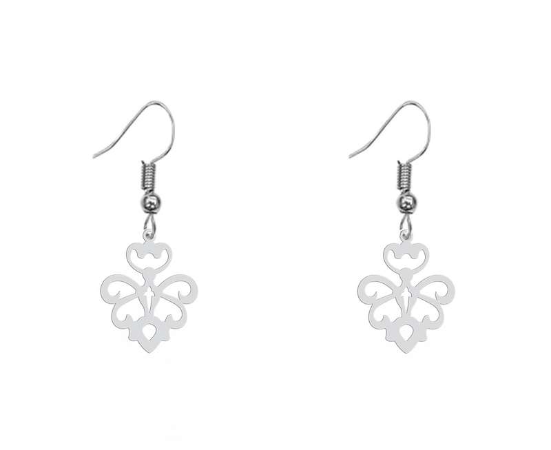 گوشواره زنانه هایکا طرح اسلیمی مدل ha-353