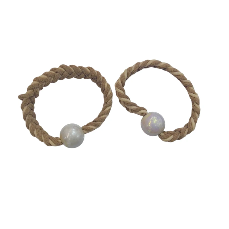 کش مو دخترانه مدل بافت بسته 2عددی