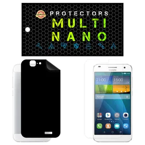 Multi Nano X-SFM Screen Protector For Huawei Ascend G7 with back skin