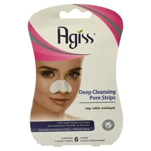 چسب‌ پاک کننده بینی آگیس مدل Deep Clean بسته 6 عددی